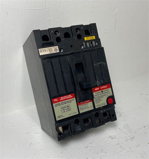 GE TEL134025 25A Circuit Breaker 480V 3 Pole Type TEL 25 Amp General ...