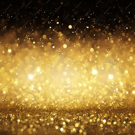 Sparkly Gold And Black Background