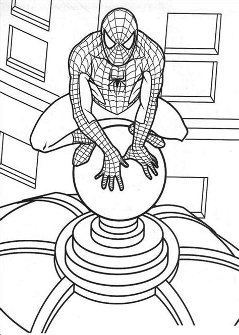 Free Printable Spiderman Coloring Pages For Kids