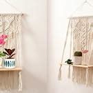 Urooz Macramé Wall Hanging Shelf |930| Indoor Boho Wall Decor for ...
