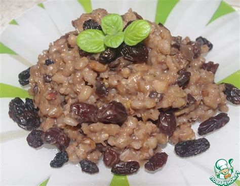 Сочиво из перловки с медом и сухофруктами – кулинарный рецепт