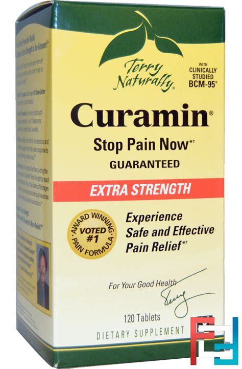 Terry Naturally, Curamin, Extra Strength, EuroPharma, 120 Tablets