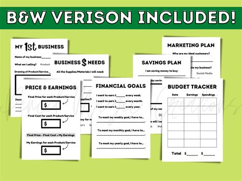 Business Plan Template for Kids 的图像结果