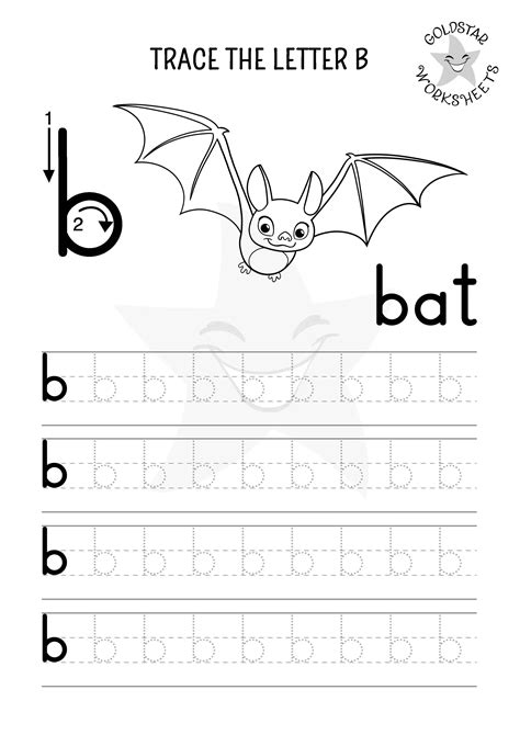 Tracing Letter B Worksheets