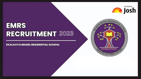 EMRS Recruitment 2023: एकलव्य मॉडल आवासीय विद्यालय में टीचिंग और नॉन ...