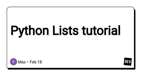 Image result for Lists in Python Tutorial