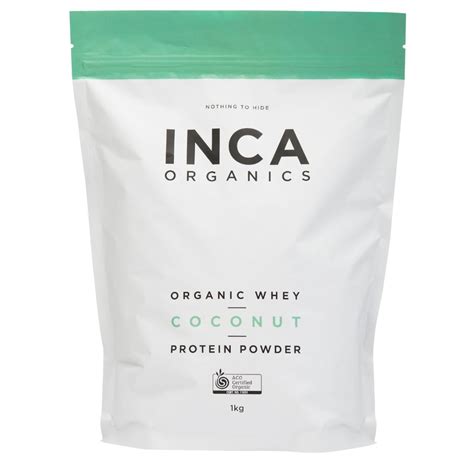 Inca Organics Organic Whey Coconut Protein Powder 1kg | Healthylife