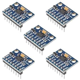 5pcs Pre-soldered ADXL345 3-Axis Digital Acceleration of Gravity Tilt ...