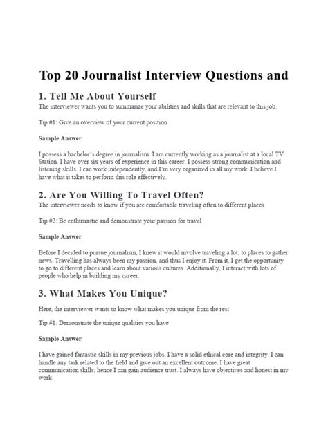 Journalist Interview Examples 的图像结果