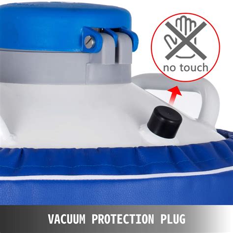 VEVOR 20L Liquid Nitrogen Container Cryogenic Container LN2 Tank Dewar ...