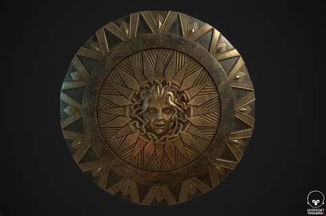 fans work Magic Change Wonder Woman Shield Aegis Shield 3D model | CGTrader