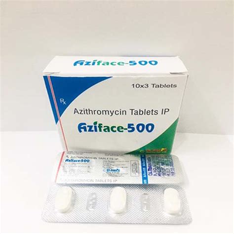 AZIFACE-500 Tablets Olamic Pharma Pvt. Ltd.