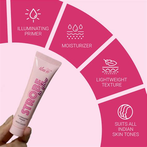 Strobe to Glow Illuminating Primer + Moisturizer Online - Iba
