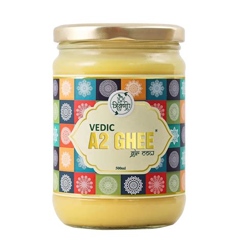 त्रिवेणी Triveni Organics 100% Authentic A2 Gir Cow Desi Ghee (500ml ...