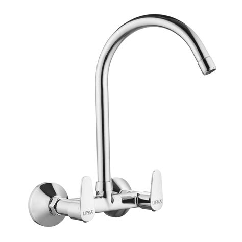 Virgo Sink Mixer Brass Faucet with Round Swivel Spout (20 Inches) - LI ...