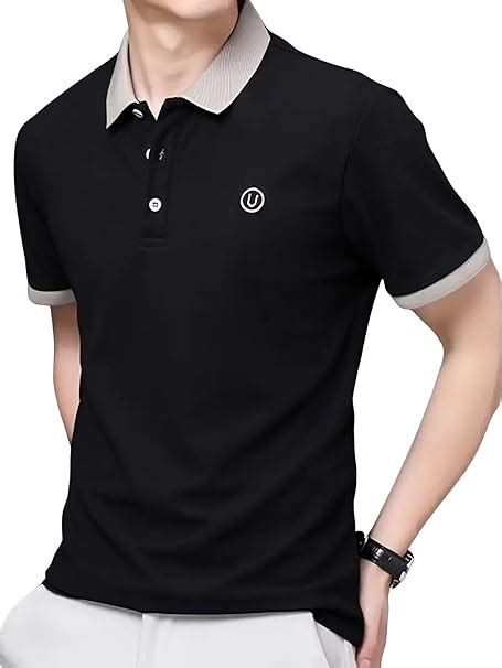 Lymio Men T-Shirt | T-Shirt for Men | Polo T Shirt (Polo-44-Black-S ...