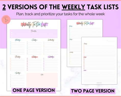 Buy EDITABLE Brain Dump Template BUNDLE, to Do List Printable, ADHD ...