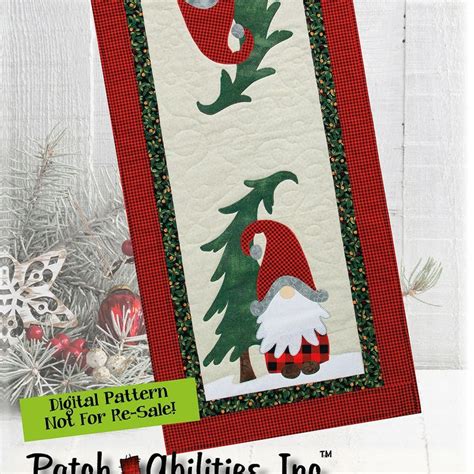 Image result for Winter Table Runner Patterns