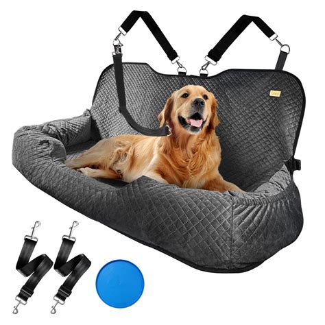 Large Dog Car Seat for 100lbs Dog Bed Car Seat Fully Detachable ...
