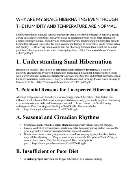 WHY ARE MY SNAILS HIBERNATING EVEN THOUGH THE HUMIDITY AND TEMPERATURE ARE NORMAL..docx