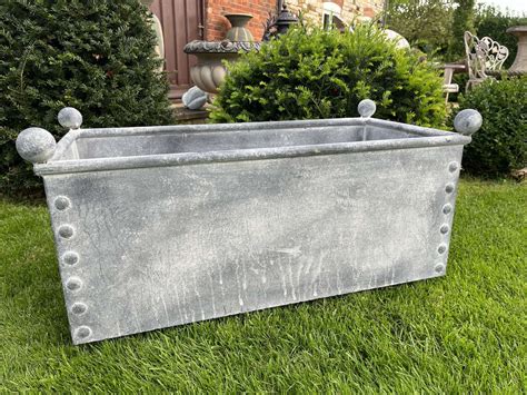 Galvanised trough - Zinc Planter - Metal Planter