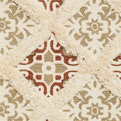 Buy Windsor Cotton Blend Tufted Dhurrie - 90x60cm from Home Centre at ...