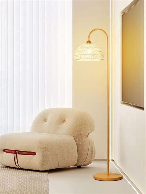 Rattan Arch Floor Lamp – Vakkerlight