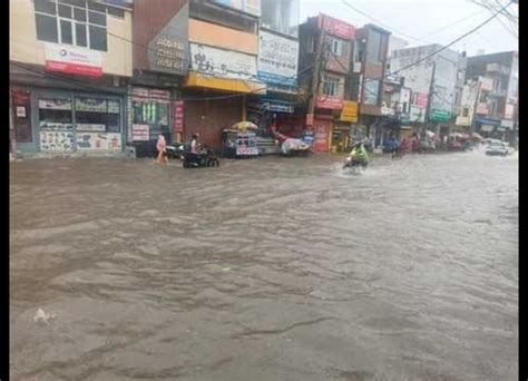 Heavy Rains Cause Ayushman Centre Collapse; City Flooded, Roads Turn ...