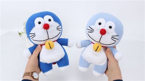 娟娟编织,可爱的机器猫哆啦A梦Step by step,easy for beginners DIY Tutorial crochet Doraemon part.1