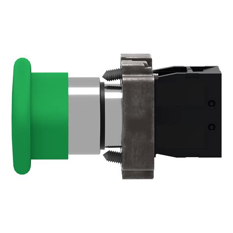 XB2BC31C - Complete push button, Easy Harmony XB2, metal, green ...