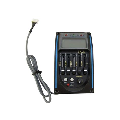 Zorbes Guitar Driver LC-5 5 Bands Acoustic Guitar Preamp Pickup EQ ...