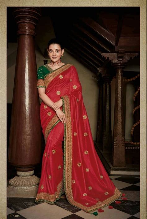 Embroidered sarees - Latest embroidery saree collection online | Kolour