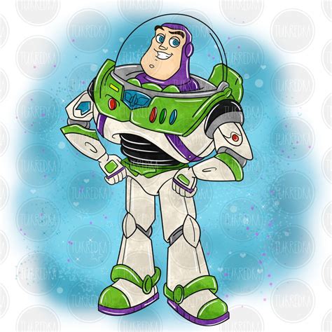 Buzz Lightyear Toy Story Cute Clip Art PNG, Cartoon Clipart Sublimation ...