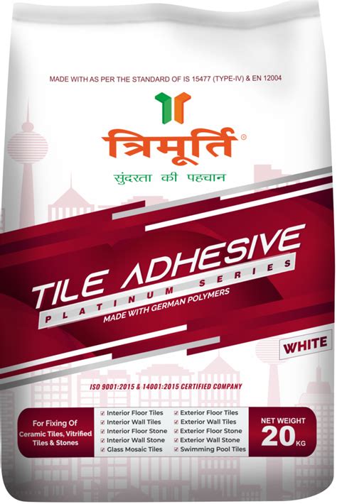 No.1 Platinum Tile Adhesive Suppliers & Manufacturers in India-Trimurti ...