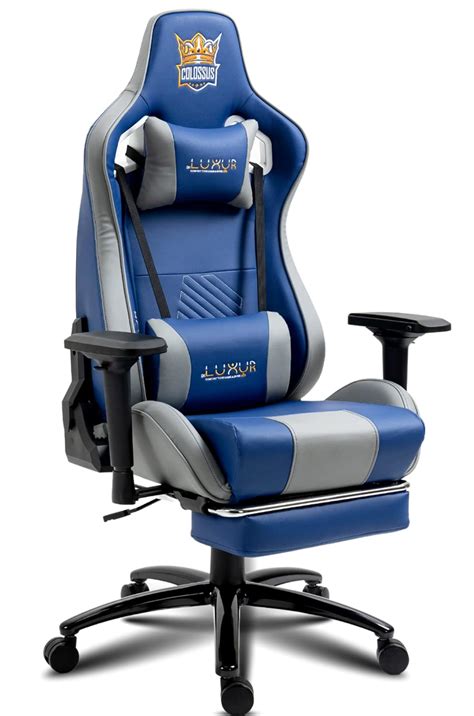 Dr Luxur Colossus Gaming Office Desk Chair,Ergonomic Lumbar Support,Pu ...