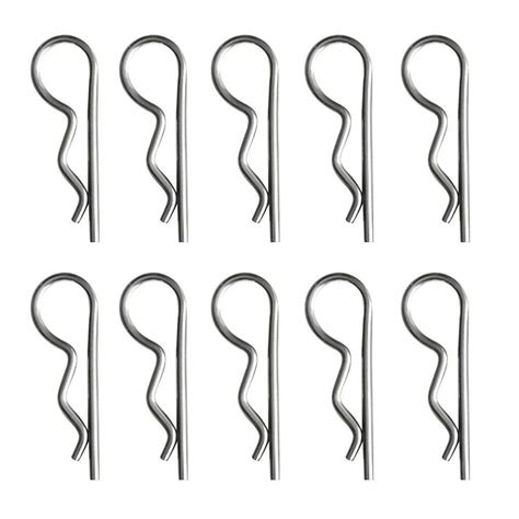 Ubersweet® Imported 10Pcs R Pin Mechanical Hitch Hair Cotter Pin ...