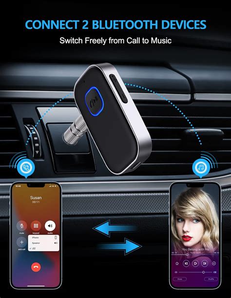 Buy COMSOON Bluetooth 5.0 Receiver for Car, Noise Cancelling Bluetooth ...