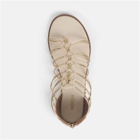 Buy Mochi Women Beige Casual Gladiators Online | SKU: 33-901231-20-36 ...