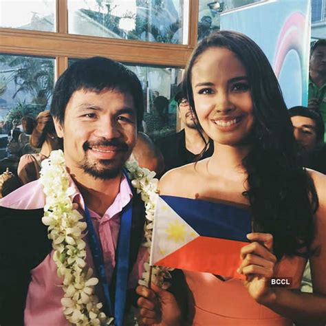 Miss World 2013 Megan Young welcomes boxer Manny Pacquiao!