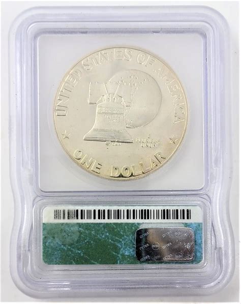 Proof 1976 S Eisenhower Bicentennial Silver Dollar US Mint $1 ICG PR69 ...