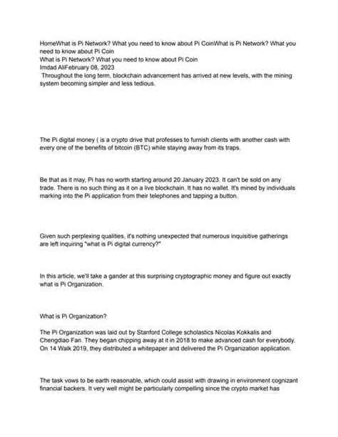 Image result for Pi Network Explained