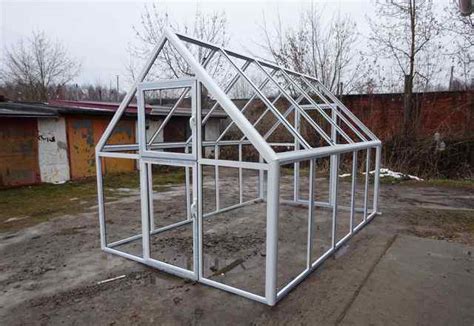 Теплица своими руками из профиля: оцинкованного, алюминиевого, пвх