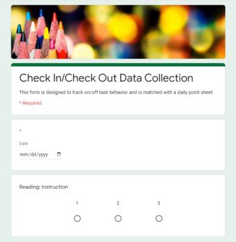 Google Form Check In 的图像结果