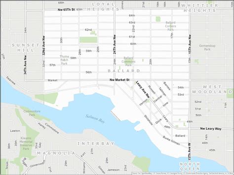 Seattle Neighborhood Map - GIS Geography