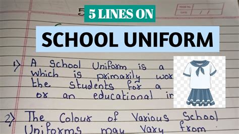 Image result for School Uniform Exposition Text