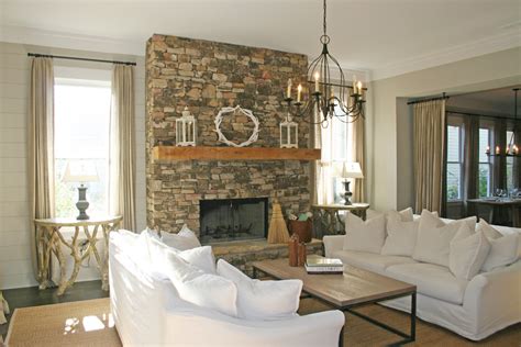 Stack Stone Fireplace 的图像结果