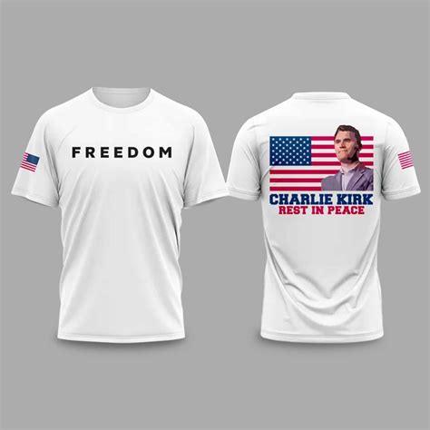 Charlie Kirk FREEDOM In Loving Memory Charlie Kirk Shirt