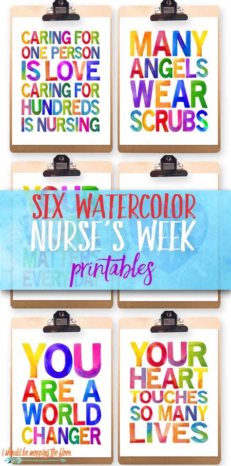 Free Nurses Week Printables