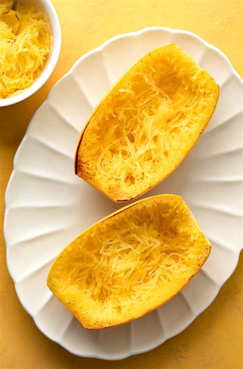 Cheesy Broccoli Spaghetti Squash - Peas and Crayons