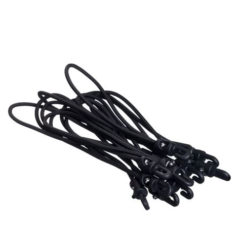 Spannfix Gummiseil Ø 4 mm - 20cm lang schwarz im 10er Pack, 9,90